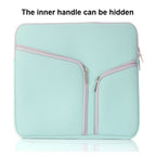 T228 Diving Material Computer Bag Multi-pocket Laptop Liner Bag, 11 Inch, 13 Inch, 14 Inch, 17 Inch, 10 Inch, 15.6 Inch