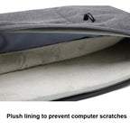 Zipper Type Polyester Business Laptop Liner Bag, 11.6 Inch, 13.3 Inch, 15.6 Inch, 14 Inch