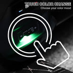 2 PCS Car USB Atmosphere Light LED Decorated Lighting Light, Colorful Adjustable