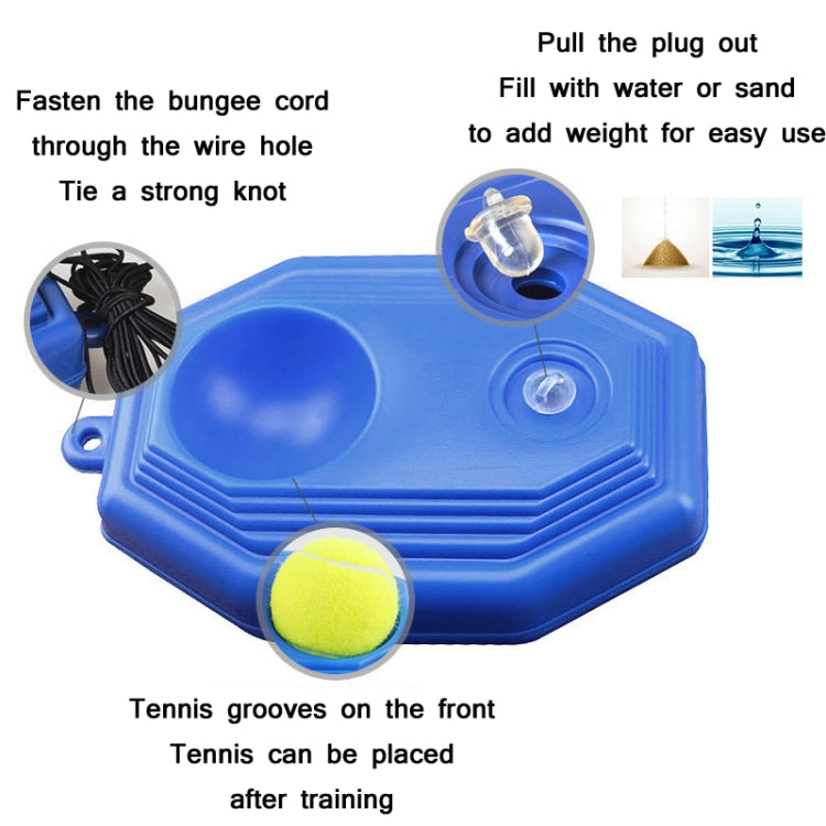 2 PCS High Elastic Wear-Resistant Tennis Trainer, 2 PCS ennis Trainer(With Rope & Ball)