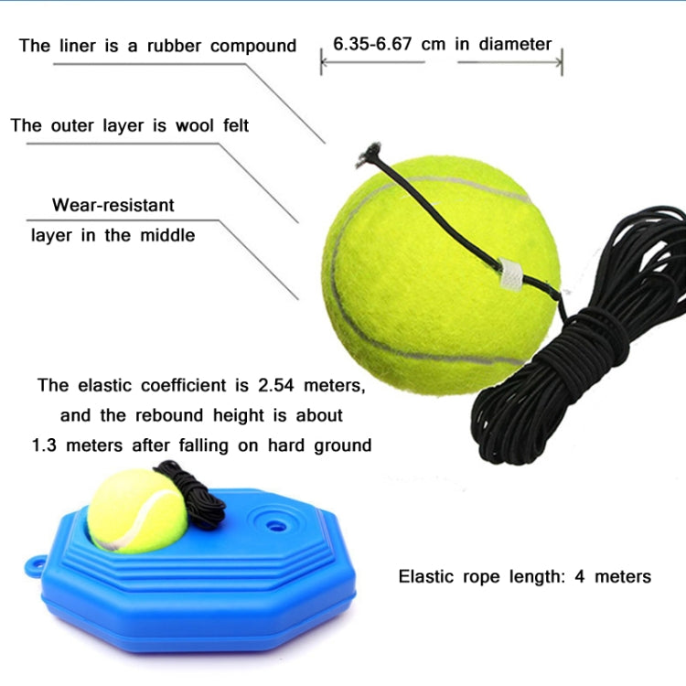 2 PCS High Elastic Wear-Resistant Tennis Trainer, 2 PCS ennis Trainer(With Rope & Ball)