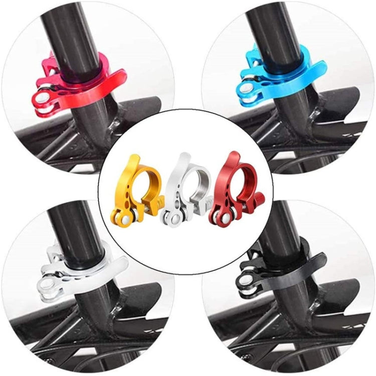 5 PCS Bicycle Accessories Quick Release Clip Road Bike Seatpost Clamp, 28.6mm, 31.8mm, 34.9mm