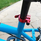5 PCS Bicycle Accessories Quick Release Clip Road Bike Seatpost Clamp, 28.6mm, 34.9mm