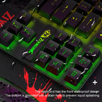 ZIYOU LANG T2 88 Keys Gaming Mechanical Luminous Keyboard and Mouse Set, Cable Length: 1.6m, T2 Blue, T2 Black, T2 White
