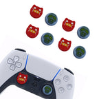 2 Sets ToyiLuya Rocker Protection Cap Left and Right Handle Silicone Anti-Slip Caps for PS4/PS5