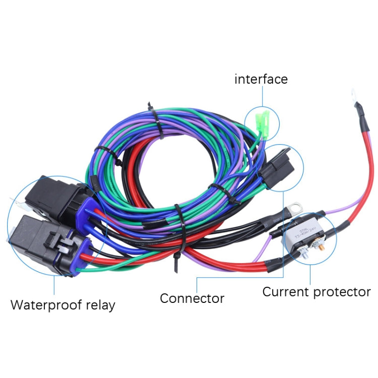7014G Marine Harness Insertion Plate Tilt Flattening Device Harness Suitable For CMC / TH, 12V