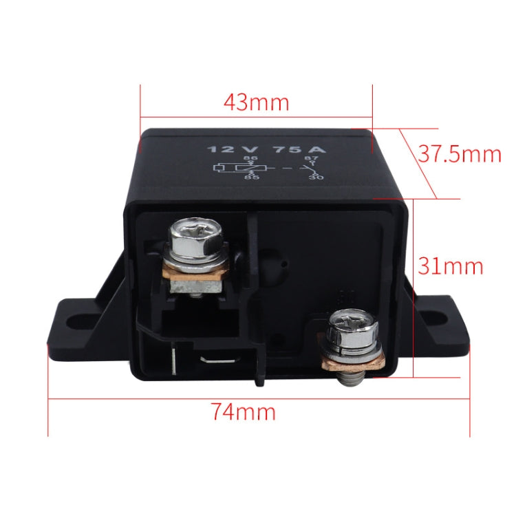 75A 24V 033200250 Forklift Relay Excavator Start Relay, Rated voltage: 24V, 12V, 24V