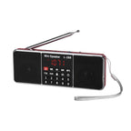 Dual Speaker Radio MP3 Player Support TF Card/U Disk with LED Display, L-288FM, L-288AM  Bluetooth