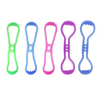 Fitness Weight Loss Muscle Training Stretching Multi-purpose Puller, Style: Single Hole (Pink), Single Hole (Pink), Single Hole (Green), Single Hole (Blue), Double Hole (Purple), Double Hole (Blue)