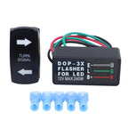 DOP-3X Motorcycle Flash LED Turning Light Controller, 3 In 1