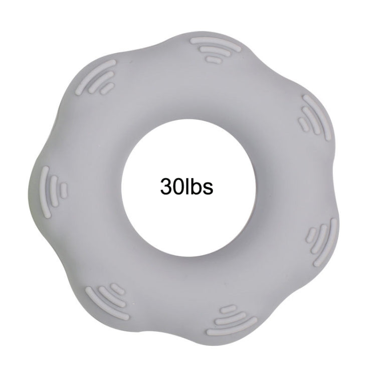 Hand Exercise Massage Bump Gear Type Silicone Grip Ring, Style: 50LB (Black), 30LB (Light Gray), 30LB (Light Green), 40LB (Deep Gray), 40LB (Grass Green), 50LB (Dark Green), 50LB (Black)