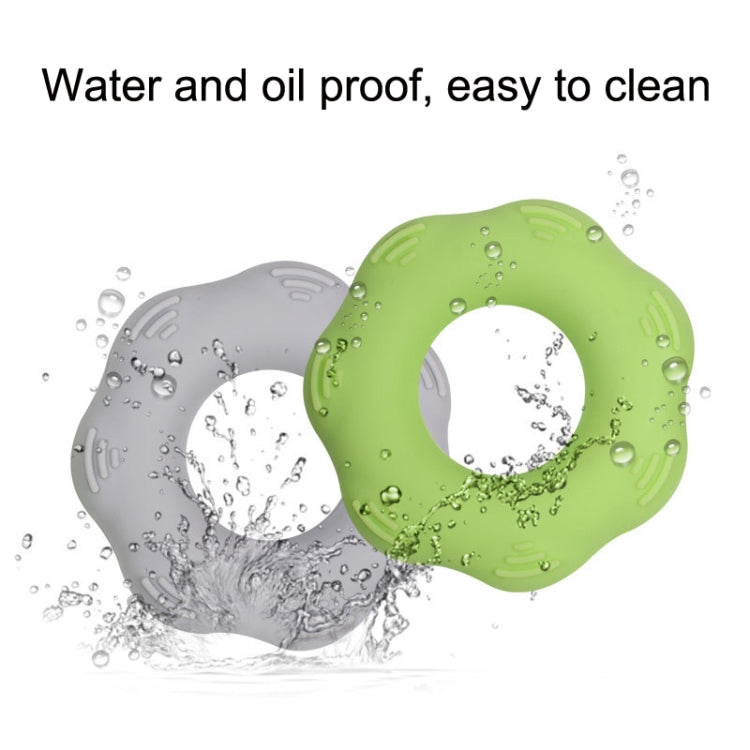 Hand Exercise Massage Bump Gear Type Silicone Grip Ring, Style: 50LB (Black), 30LB (Light Gray), 30LB (Light Green), 40LB (Deep Gray), 40LB (Grass Green), 50LB (Dark Green), 50LB (Black)
