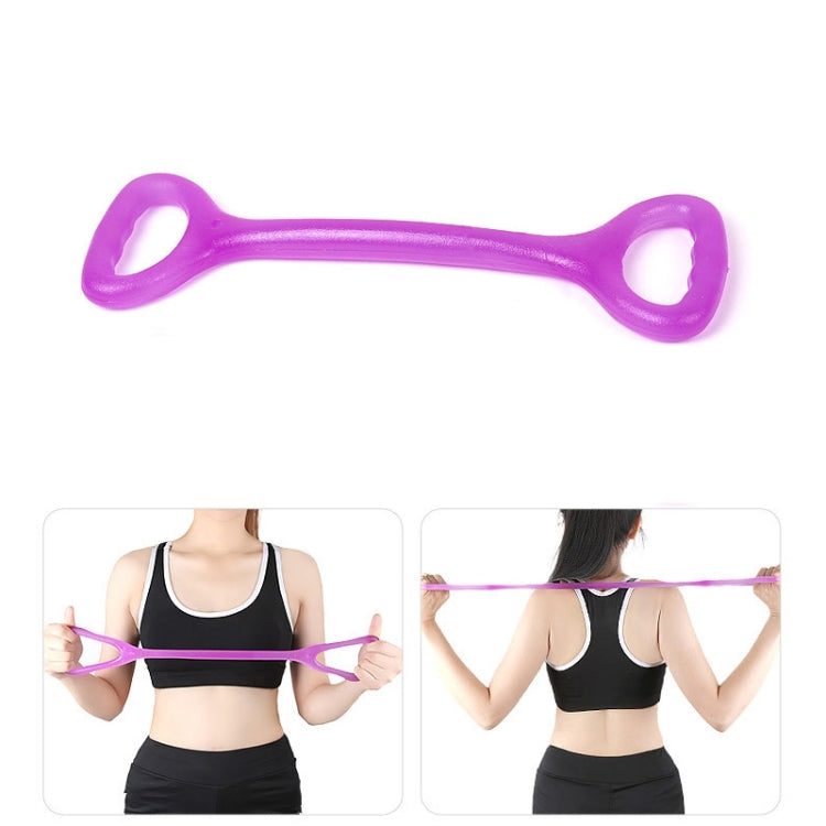 Home Workout Fitness Yoga Pull Rope Arm Back Puller, Purple, Blue