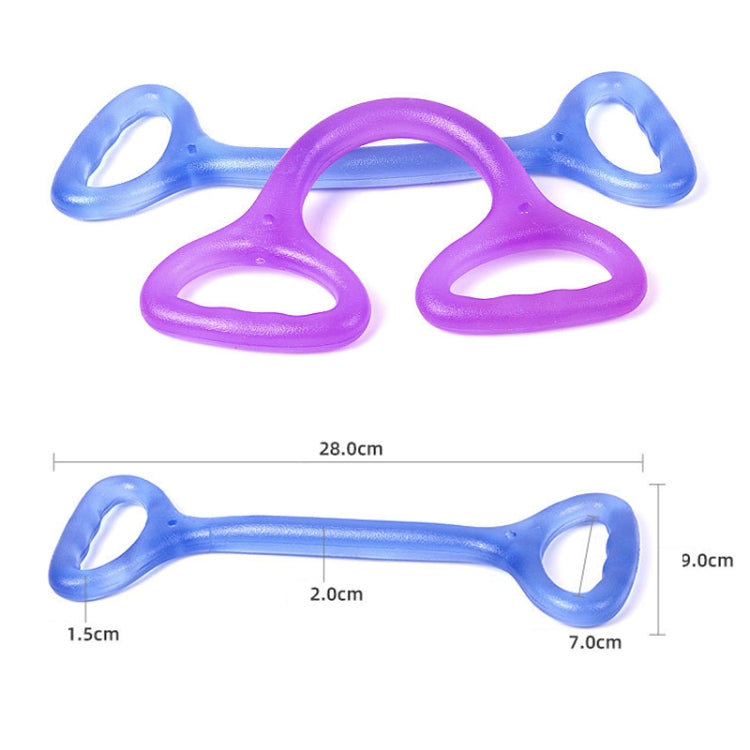 Home Workout Fitness Yoga Pull Rope Arm Back Puller, Purple, Blue