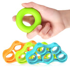 Fitness Finger Sports Silicone Rally Grip Set, Silicone Rally Grip (Green), Silicone Rally Grip (Blue), Silicone Rally Grip (Orange)