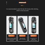 AM01  USB Rechageable Alcohol Tester Handheld Digital Alcohol Breath Tester, AM01