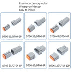 Car Waterproof Connector Conductive Connection Terminal, 4 PCS DT04-2P / DT06-2S With Copper, 4 PCS DT04-3P / DT06-3S With Copper, 2 PCS DT04-4P / DT06-4S With Copper, 2 PCS DT04-6P / DT06-6S With Copper, 2 PCS DT04-8P / DT06-8S With Copper            ...