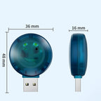 YCZ-008 USB Smart Voice Remote Control Air Conditioner Remote Control With Night Light