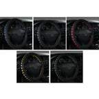 Sports Punched EVA Car Steering Wheel Cover, Size:, 38cm