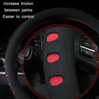 Sports Punched EVA Car Steering Wheel Cover, Size:, 38cm