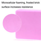 EVA Anti-slip Anti-compression Yoga Fitness Brick, Princess Pink, Gemstone Blue, Deep Purple