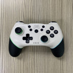 Vibration 6-axis Somatosensory Wireless Bluetooth Gamepad For Switch, Green Blue, Black White