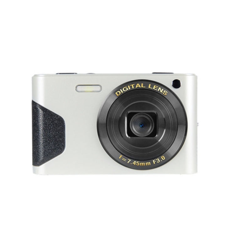 C8 4K  2.7-inch LCD Screen HD Digital Camera Retro Camera,Version:, 30W Standard Version  White