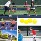 BATON Indoor And Outdoor Sports Pick Racket Set With Balls, Random Color Delivery