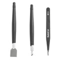 BAKU Solder Slurry Removal Scraper Tweezers Set, BK-7280