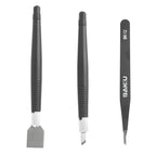 BAKU Solder Slurry Removal Scraper Tweezers Set, BK-7280