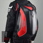 MOTOCENTRIC 11-MC-0077 Motorcycle EVA Turtle Shell Shape Riding Backpack, Red, Blue, Green, Black
