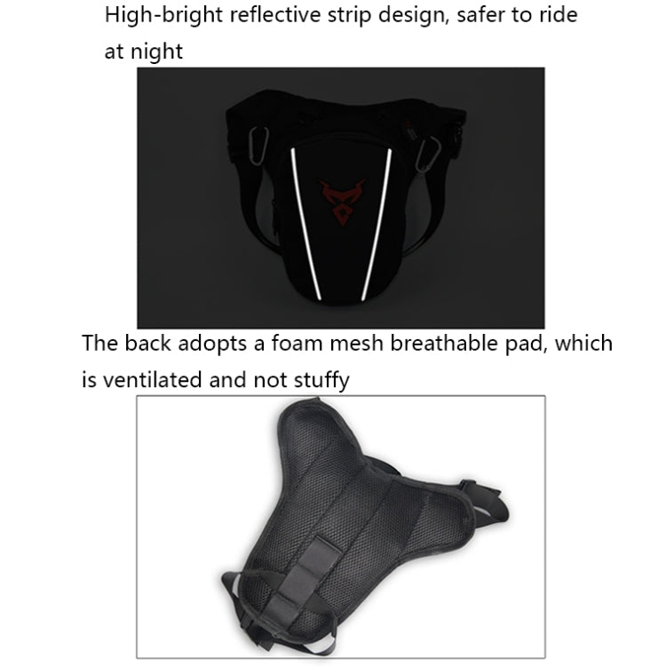 MOTOCENTRIC 11-MC-0105 Motorcycle Riding Leg Bag Waist Bag, 11-MC-0105 (Gray), 11-MC-0105 (Red), 11-MC-0105 (Blue), 11-MC-0105 (Green)