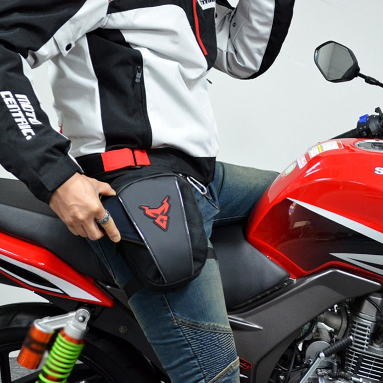 MOTOCENTRIC 11-MC-0105 Motorcycle Riding Leg Bag Waist Bag, 11-MC-0105 (Gray), 11-MC-0105 (Red), 11-MC-0105 (Blue), 11-MC-0105 (Green)