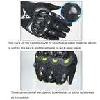MOTOCENTRIC 13-MC-010 Touch Screen Motorcycle Breathable Gloves, M, L, XL, XXL