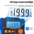 ANENG MH10 Digital High Precision Insulation Resistance Tester, Orange, Blue