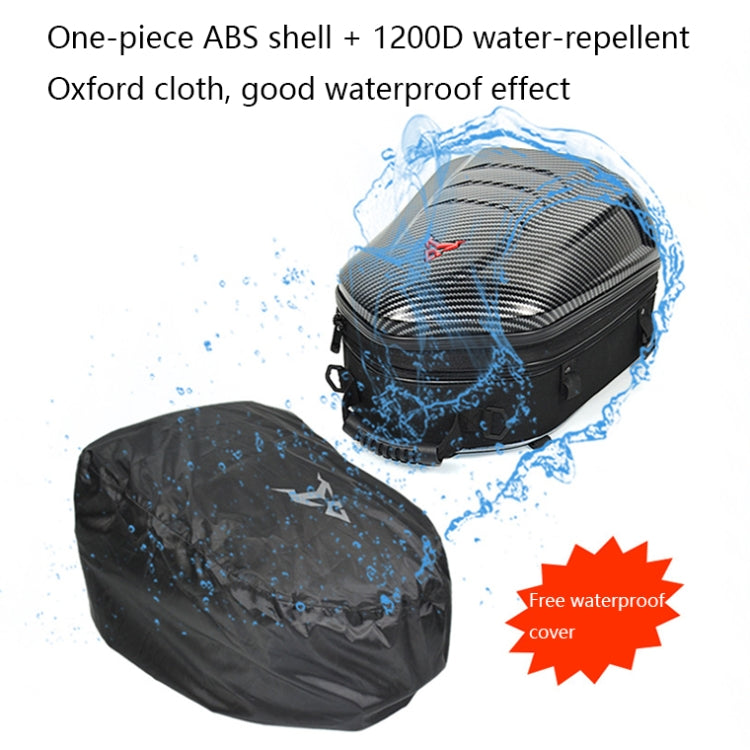 MOTOCENTRIC 11-MC-0113 Outdoor Riding Motorcycle Rear Seat Bag, Red, Blue, Green, Gray