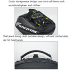 MOTOCENTRIC 11-MC-0102 Motorcycle Rear Seat Helmet Bag, Red, Blue, Green, Gray
