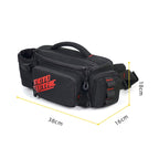 MOTOCENTRIC 11-MC-0112 Multifunctional Motorcycle Riding Messenger Waist Bag, Red, Blue, Green, Reflective