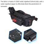 MOTOCENTRIC 11-MC-0112 Multifunctional Motorcycle Riding Messenger Waist Bag, Red, Blue, Green, Reflective
