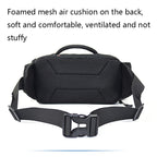 MOTOCENTRIC 11-MC-0112 Multifunctional Motorcycle Riding Messenger Waist Bag, Red, Blue, Green, Reflective