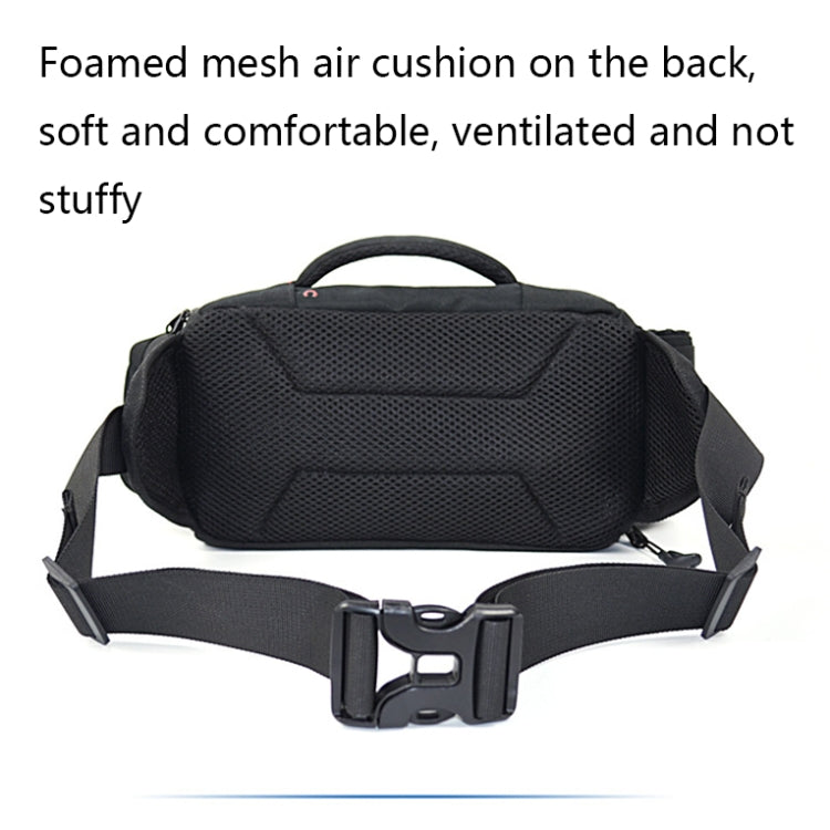 MOTOCENTRIC 11-MC-0112 Multifunctional Motorcycle Riding Messenger Waist Bag, Red, Blue, Green, Reflective