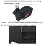 MOTOCENTRIC 11-MC-0112 Multifunctional Motorcycle Riding Messenger Waist Bag, Red, Blue, Green, Reflective