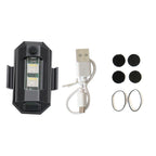 Bicycle Night Ride Warning Light Motorcycle Airplane Light UAV USB Charging Night Light, 3 Colors