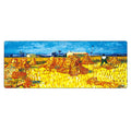 Am002 Large Oil Painting Desk Rubber Mouse Pad, 300x800x4mm Stitched Edges, 400x900x1.5mm No Stitched Edges, 400x900x3mm Stitched Edges, 400x900x2mm Stitched Edges, 300x800x2mm Stitched Edges