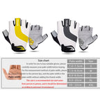 GIYO S-14 Bicycle Half Finger Gloves GEL Shock Absorbing Palm Pad Gloves, S, M, L, XL, XXL