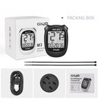 GIYO M3 LCD Display Bike GPS Cycling Computer Wireless Road Bicycle Stopwatch Velocimeter, GIYO M3(Black), GIYO M3(White)
