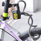 ULAC AL-3P Bicycle Alarm Cable Lock Mountain Bike Lock Cycling Supplies, ULAC AL-3P