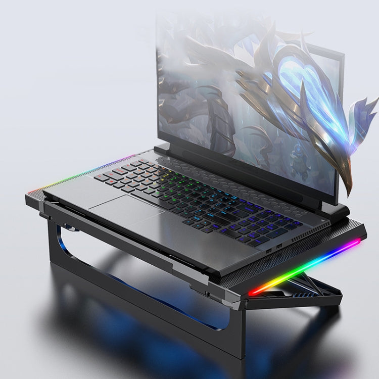 NUOXI Q9 RGB Lighting Effect Laptop Cooler
