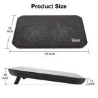 NUOXI M10 Dual USB Laptop Cooler