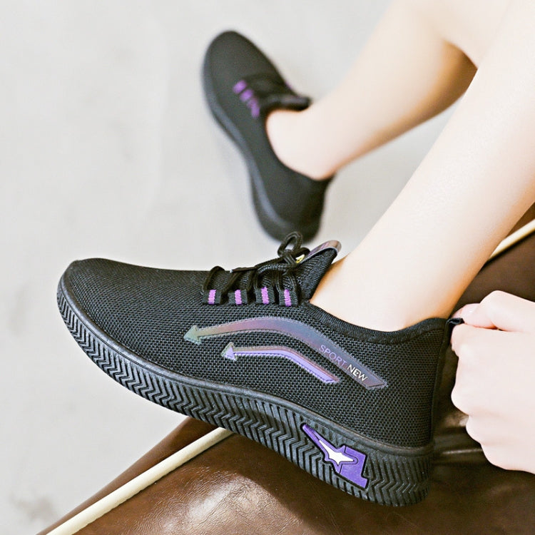 Ladies Spring Casual Sneakers Fly Knit Shoes, 36, 37, 38, 39, 40